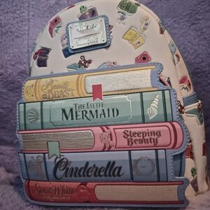 Loungefly Disney Princess Books Mini Backpack